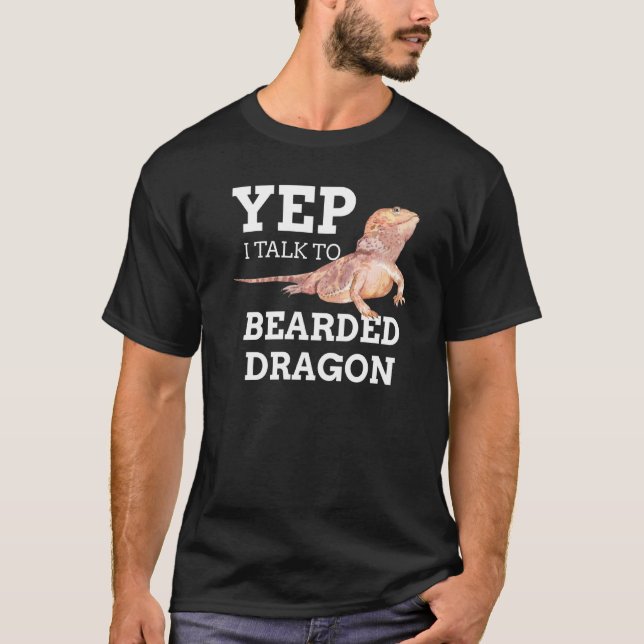 Ja, jag pratar med bebodda drakmer Cute Pet Pagona T Shirt (Framsida)