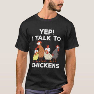 Ja, jag pratar med Chicken T Shirt