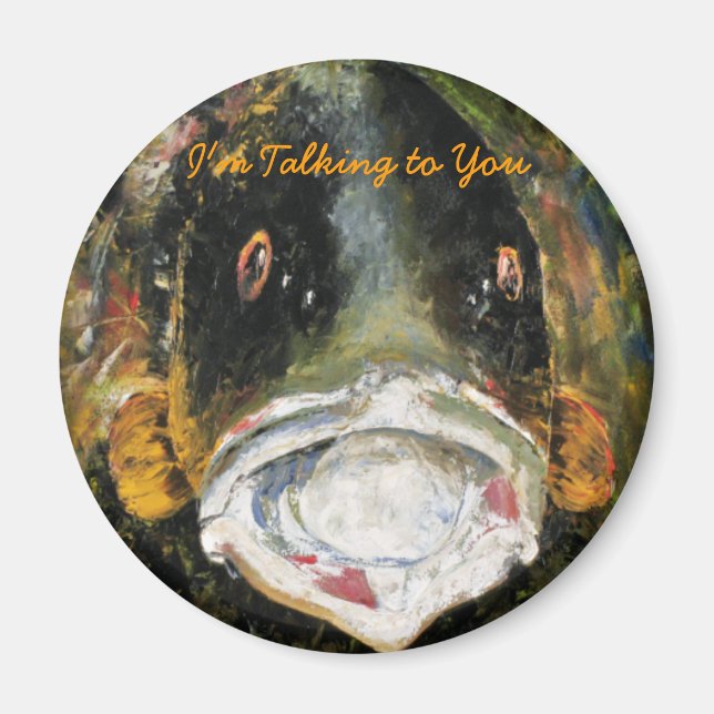 Ja, jag pratar med dig magnet (Framsidan)