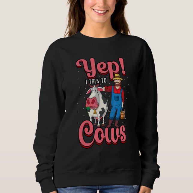 Ja, jag pratar med uppfödningsgårdar t shirt (Framsida)