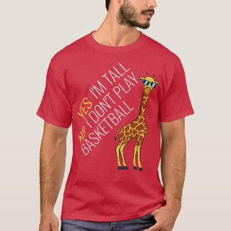 Ja, jag säger nej, jag spelar inte basketbollens f t shirt