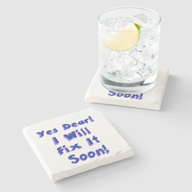 Ja, jag ska fixa det snart, Procrastination Week Stenunderlägg (Sidan)