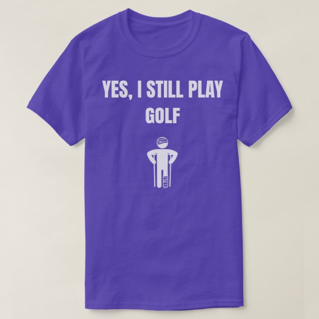 Ja, jag spelar fortfarande Golf T Shirt (Design framsida)
