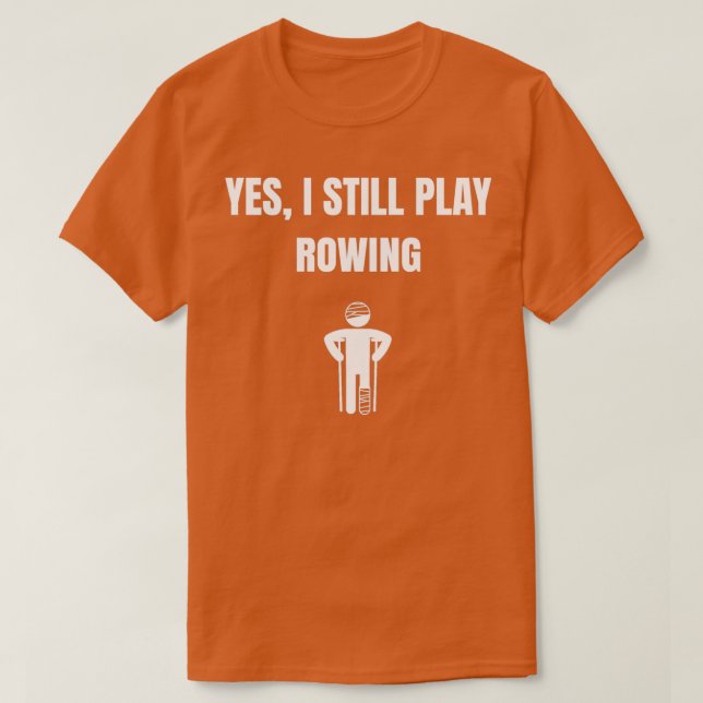 Ja, jag spelar fortfarande roterande t shirt (Design framsida)