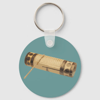 Ja, jag spelar Guiro! Nyckelring