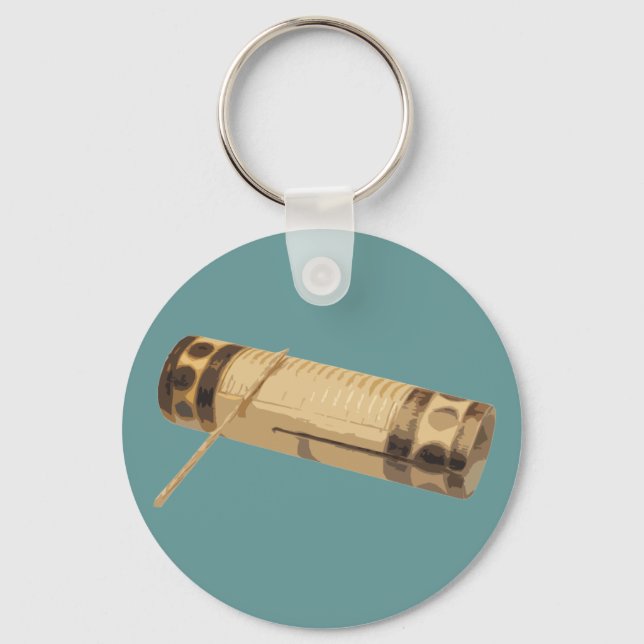 Ja, jag spelar Guiro! Nyckelring (Framsida)