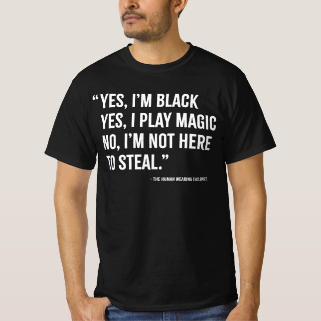Ja, jag spelar Magic. T Shirt (Framsida)