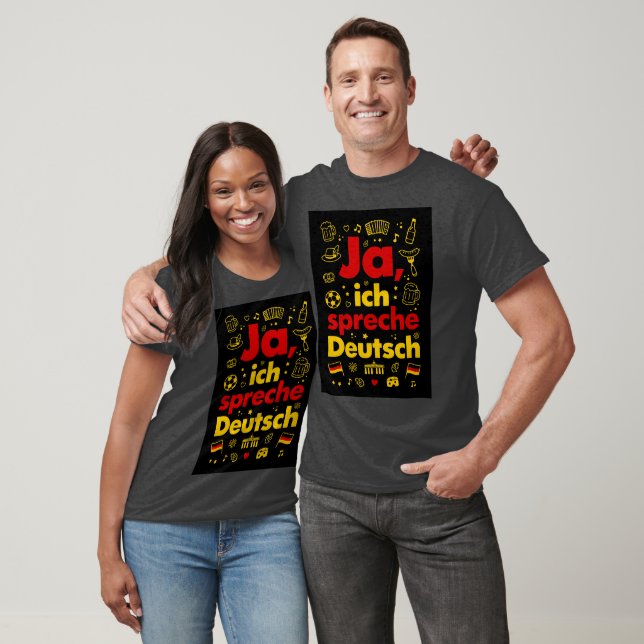 Ja, jag talar tyska t shirt (Unisex)
