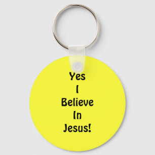 Ja, jag tror på Jesus! Nyckelring