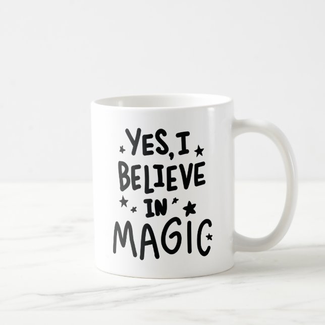 Ja Jag Tror På Magi Kaffemugg (Höger)