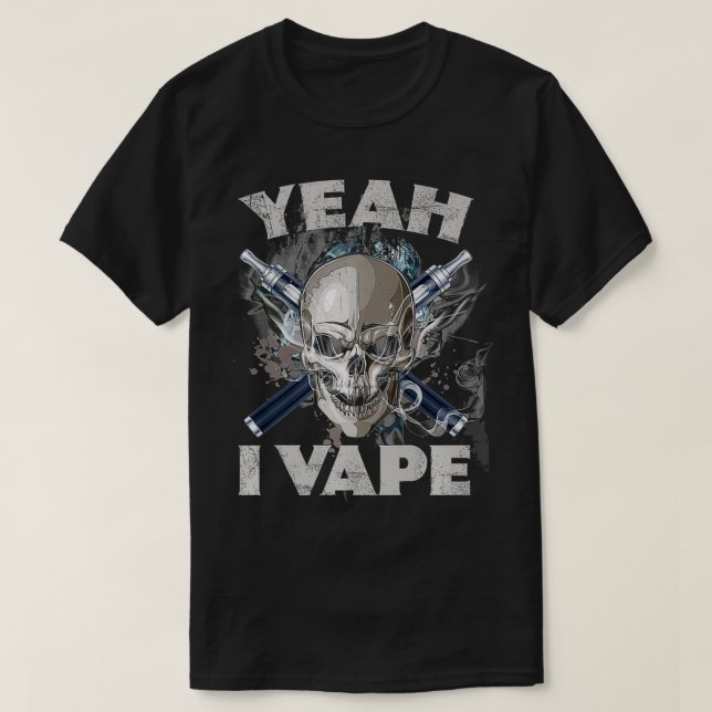 Ja, jag Vape Funny Vaping Tshirts Vaping Gifts Pre (Design framsida)
