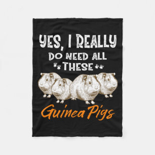 Ja, jag Verkligen behöver alla dessa Guinea Grisa Fleecefilt