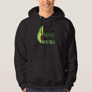 Ja, jag vet att Guac är Extra Cute Avocado Guacamo Hoodie