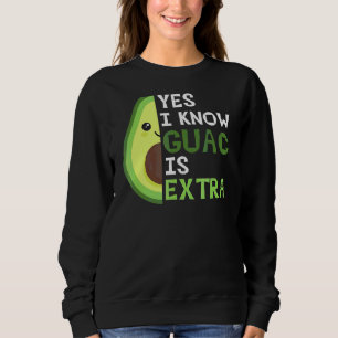 Ja, jag vet att Guac är Extra Cute Avocado Guacamo T Shirt