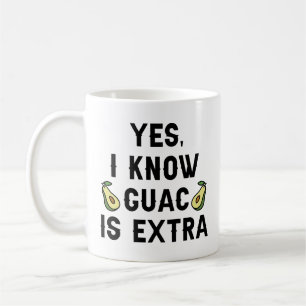 Ja, jag vet att Guac är Extra Kaffemugg