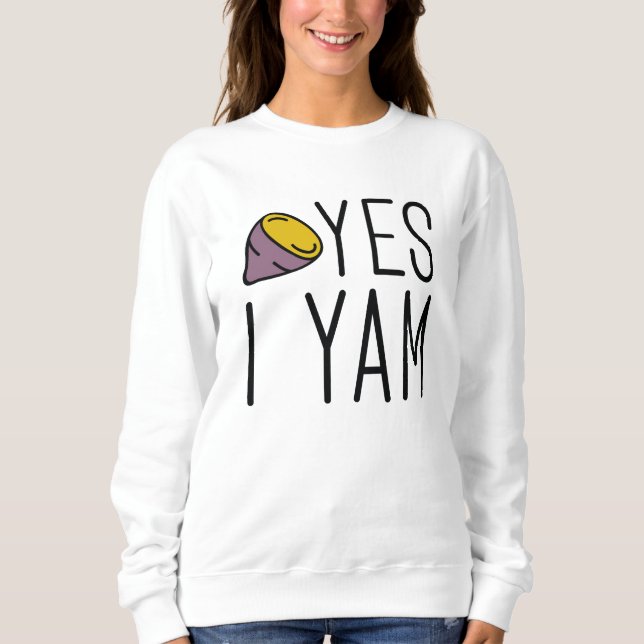 Ja, jag Yam T Shirt (Framsida)
