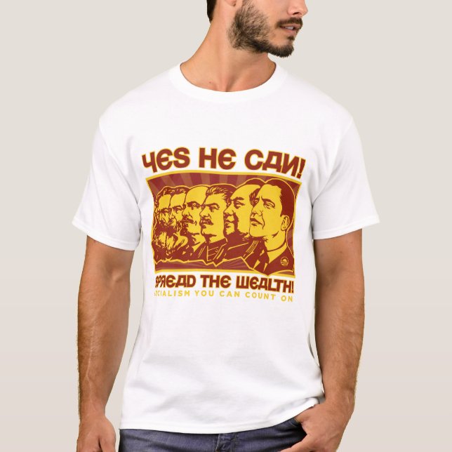 Ja kan han! KamratObama parodi Tee Shirt (Framsida)