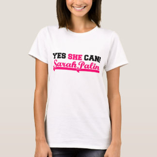 Ja kan hon - den sportiga utslagsplatsen t-shirt
