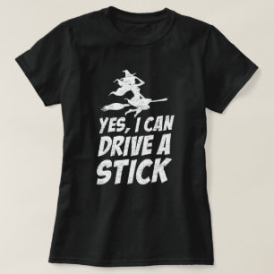Ja kan jag köra en pinne, häxa på kvastGrunge T-shirt