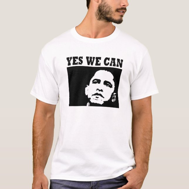 Ja kan vi Obama 2008 T-shirt (Framsida)