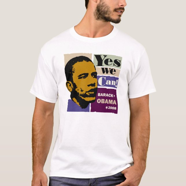 "Ja kan vi!", Obama T-tröja Tee (Framsida)