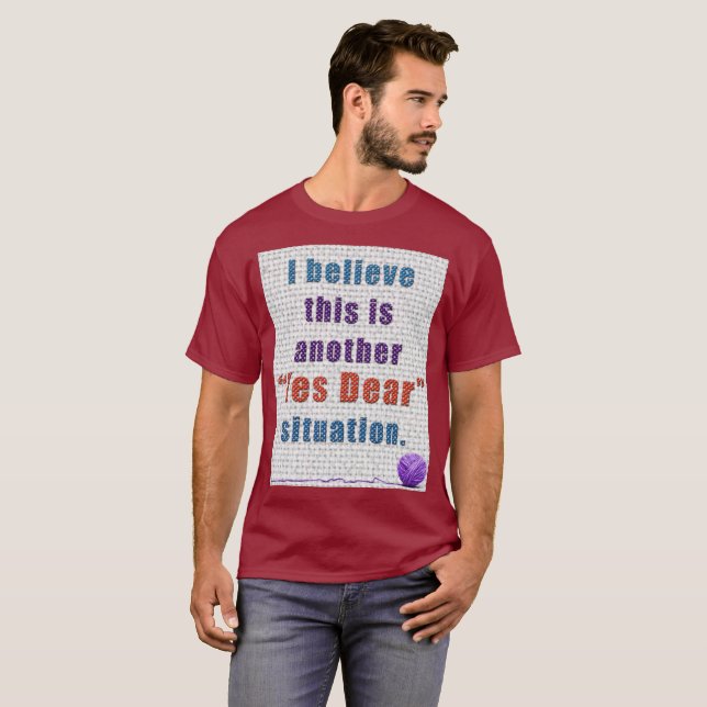 Ja kär design t-shirt (Hel framsida)