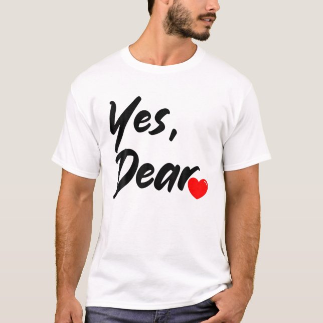 Ja, kära hjärteValentineser T Shirt (Framsida)