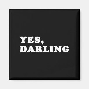 Ja Kära Rolig T-Shirt Present Till Alla Hjärtans D Magnet