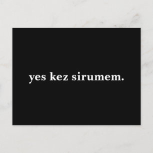Ja kez sirumem. vykort