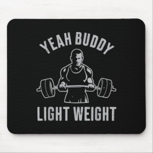 Ja Kompis Lätt Vikt Bodybuilding Gym Tyngdlyftare Musmatta