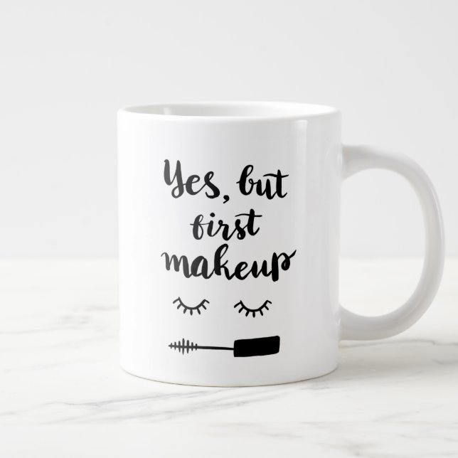 Ja, men första makeup jumbo mugg (Höger)