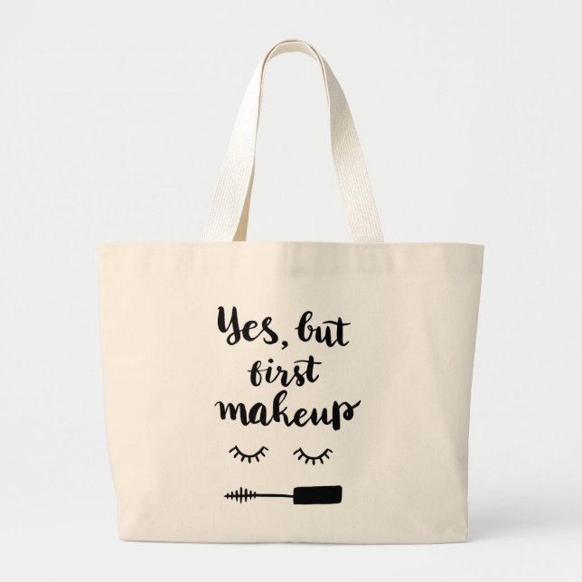 Ja men första Makeup Jumbo Tygkasse (Framsidan)