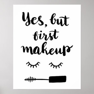 Ja men första Makeup Poster