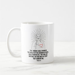 Ja, men jag går genom dalen kaffemugg