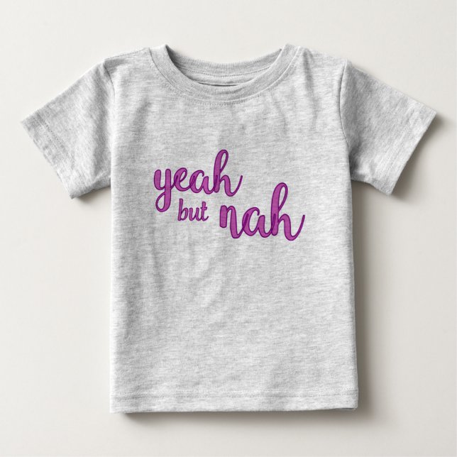 Ja, men nej Kids Top Tee Shirt (Framsida)
