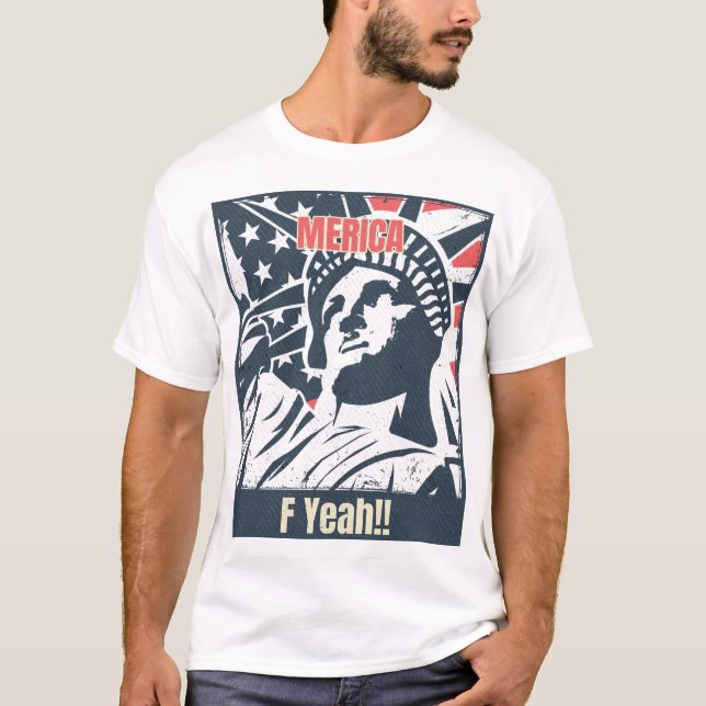 Ja, Merica! T Shirt (Framsida)