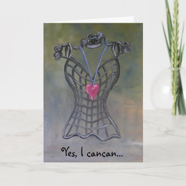 "Ja mig cancan ", Helgkort (Framsida)