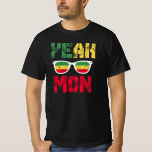 Ja Mon Jamaican Vacation Jamaica Reggae Rastafar T Shirt