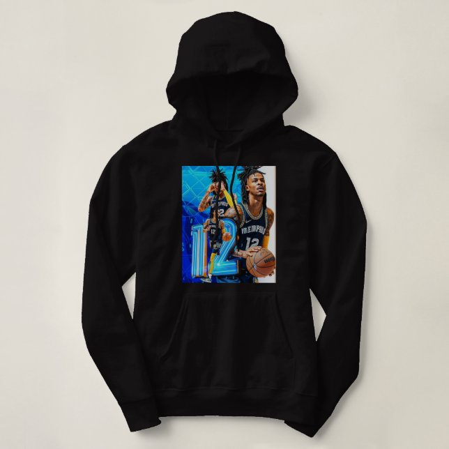 Ja Morant Dunk Poster Poster T Shirt (Design framsida)