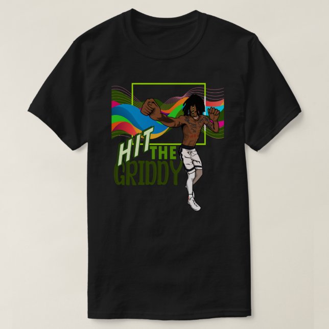 Ja Morant - Slå Griddy T Shirt (Design framsida)