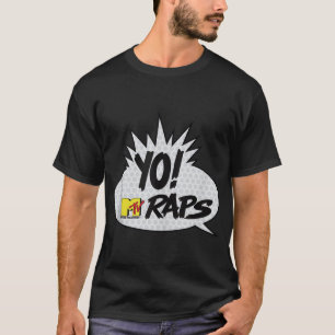 JA! MTV Raps Tecknad Bok Talk Bubble T Shirt