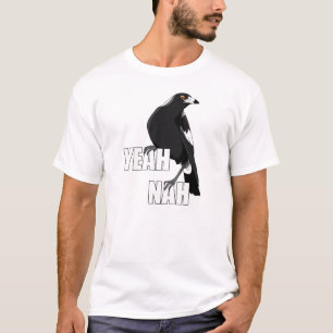 Ja, nej, australisk slang magpie manar shirt t shirt