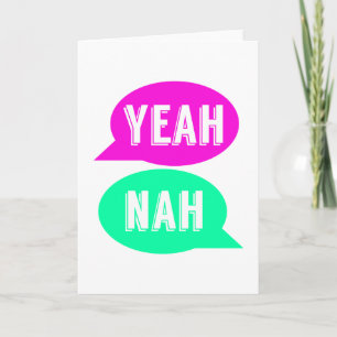 Ja Nej Greeting Card - Kiwi Humor Kort