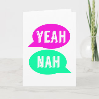 Ja Nej Greeting Card - Kiwi Humor Kort