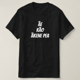Ja, nej, kanske i Maori - āe kāo ākene pea T Shirt