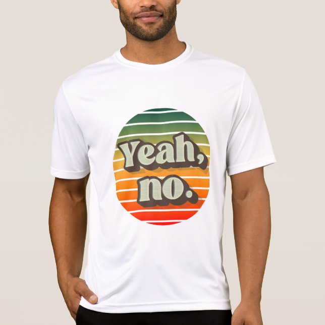 Ja, nej t shirt (Framsida)