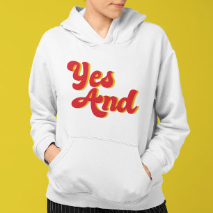 Ja och Improv Comedy Klubb Komiker Hoodie