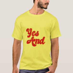 Ja och Improv Comedy Klubb Komiker T Shirt