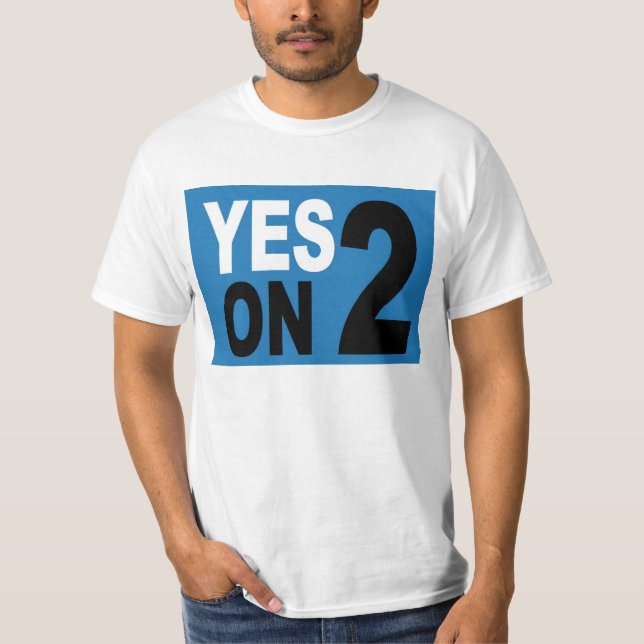 Ja på 2 medelT-tröjamanar Tee Shirt (Framsida)
