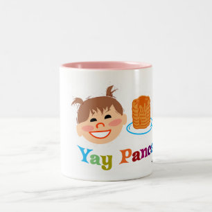 Ja, Pancakes!Mugg Två-Tonad Mugg